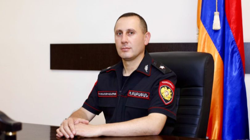 Armenian police troops commander dismissed