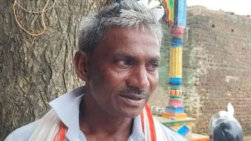 Indian man gives up home, lives on farm so village children can have a school