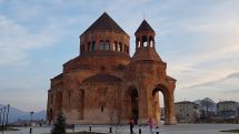Stepanakert cathedral vandalized by Azerbaijan