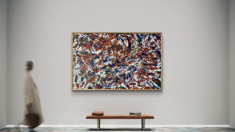 Eleanora Saghatelyan depicts sufferings of displaced Artsakh Armenians through abstract art