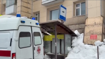 Глыба льда убила человека в Петропавловске-Камчатском