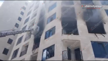 Пожар в квартире на улице Грибоедова в Ереване: на место выехали пять боевых расчетов