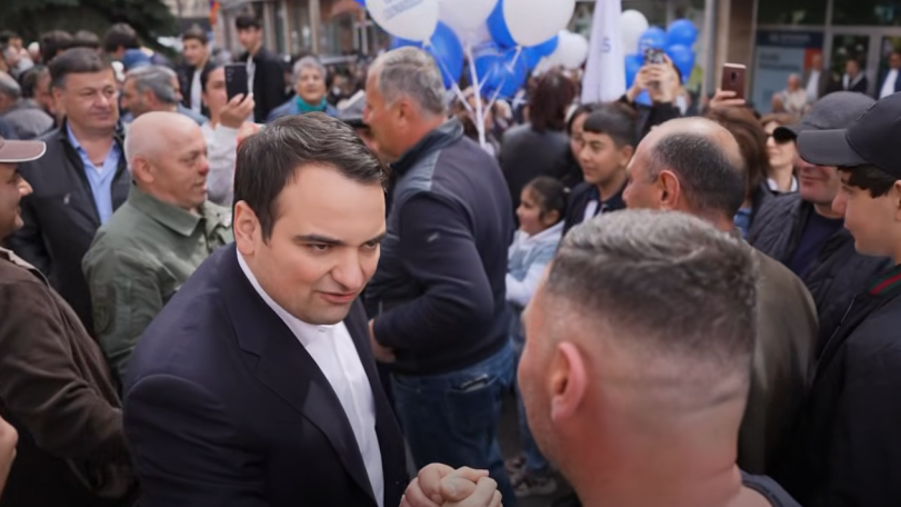Strong Armenia party touts industrial jobs ahead of June 7 elections