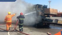 Քարակերտ-Արտենի ավտոճանապարհին այրվել է վերամբարձ կռունկ
