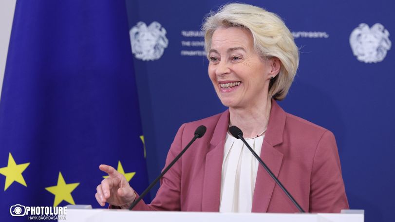 Урсула фон дер Ляйен: Знаю, что Армения все еще сталкивается со значительным экономическим давлением со стороны России