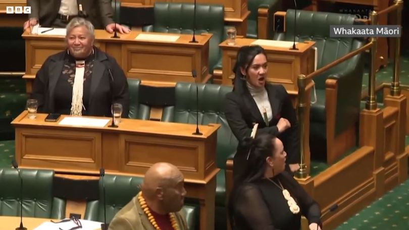 New Zealand: Three Maori MPs suspended over 'intimidating' haka