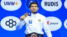 Malkhas Amoyan thanks supporters after claiming second world title