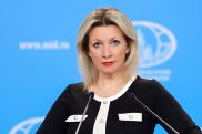 Захарова: Подтверждаем наш призыв к Баку и Еревану не допускать шагов по эскалации на границе