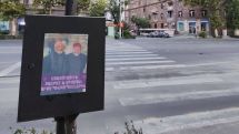 Posters calling for release of political prisoners appear across Yerevan