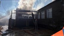 Пожар произошел в одном из домов в Ехегнадзоре