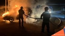 На автодороге Талин-Даштадем в Армении сгорел автомобиль