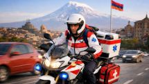 Врач на мотоцикле: новая концепция скорой помощи в Армении