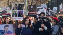 RPA members protest outside Armenian parliament, urge EU to act on rights abuses