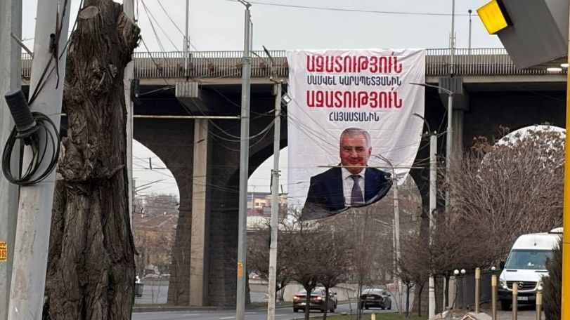Campaign in Yerevan calls for Samvel Karapetyan's release