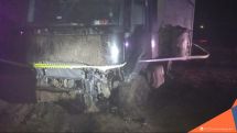 Armenia truck crash leaves driver hospitalised
