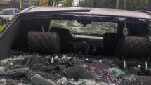 Град в Степанаване: повреждены автомобили, крыши домов и посевы