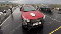 Նոր Հաճընի կամրջի վրա բախվել են 5 ավտոմեքենա․ հղի կինը տեղափոխվել է հիվանդանոց