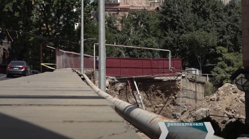 Collapse reported in central Yerevan