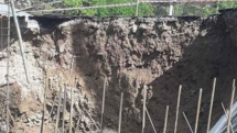Երևան քաղաքի դպրոցներից մեկի չշահագործվող մուտքի պանելային վերնածածկը փլուզվել է