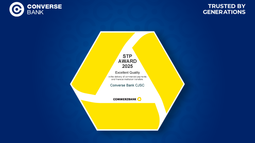 Converse Bank receives STP Excellence Award once again