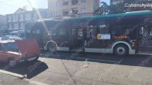 Driver hit by trolleybus while repairing car in Yerevan