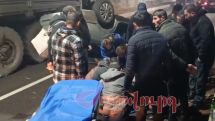 Արտակարգ դեպք Արմավիր-Երևան ճանապարհին գտնվող թունելում. Մեքենան գլխիվայր շրջվել է, վարորդը՝ ուշաթափվել