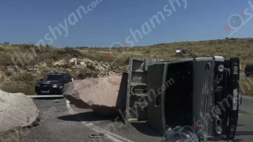 Truck driver killed in rollover crash in Armenian region
