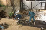 Обрушилась подпорная стена на реке Вохчаберд в Ереване, затоплены дома и улицы