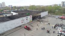 В Хабаровске потушили пожар в торговом центре: из здания были эвакуированы 270 человек