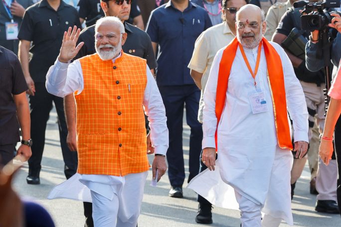India's PM casts his vote in world's largest elections