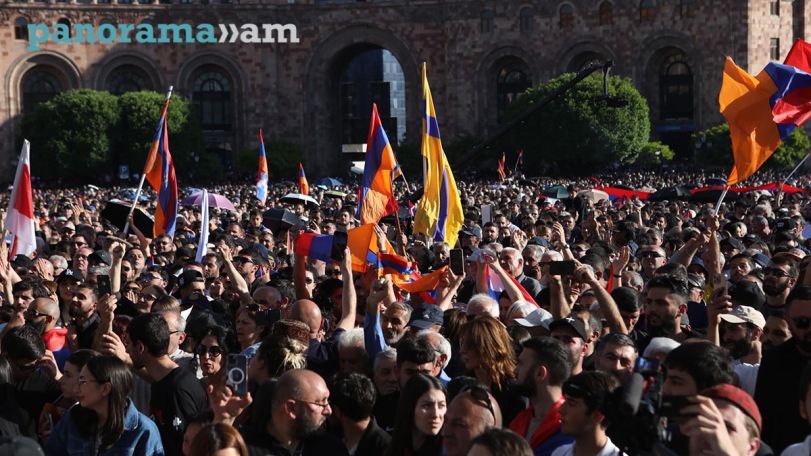 Over 31,000 people attended Thursday's mass rally in Yerevan