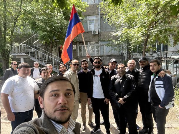 Protesters released after brief detention in Yerevan