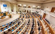 Georgian lawmakers brawl over 'foreign agent' bill