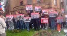 «Свободу удерживаемым в тюрьмах Баку и Еревана армянским политзаключенным!» Акция