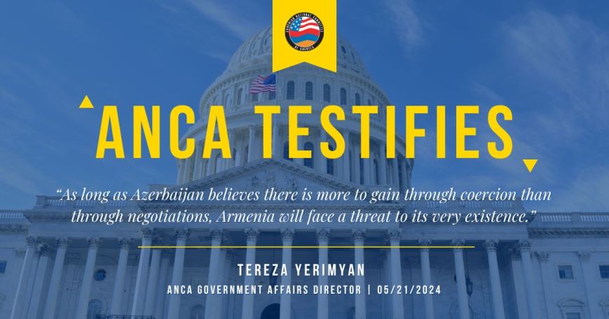ANCA congressional testimony calls for $200 million aid for Artsakh refugees