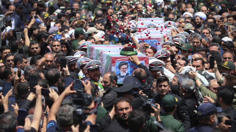 Thousands bid farewell to Iran's Raisi on final day of funeral rites