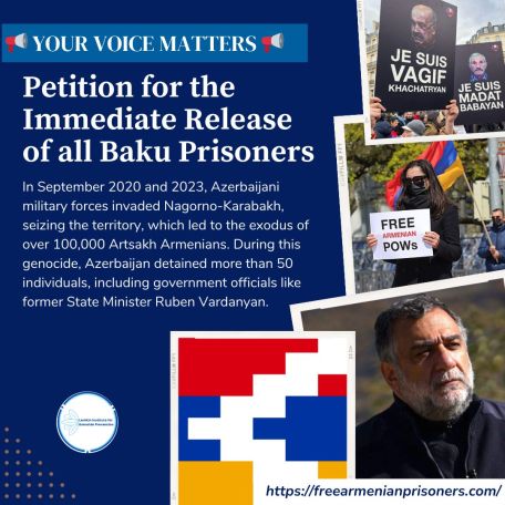Lemkin Institute calls for release of Armenian prisoners held by Baku