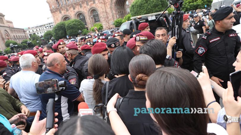 In pictures: Protest held in Yerevan's Republic Square