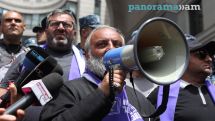 Архиепископ Баграт Галстанян дал полчаса представителям МИД Армении, чтобы спуститься к протестующим