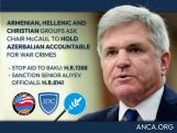 U.S. House committee chair urged to advance legislation to stop aid to Azerbaijan