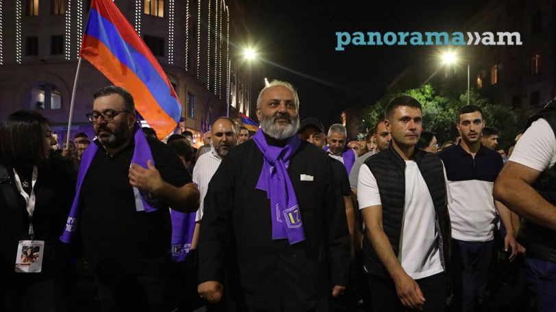 Движение «Тавуш во имя Родины» проводит шествие по центральным улицам Еревана