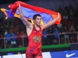 Armenian wrestler wins silver at U20 European Championships