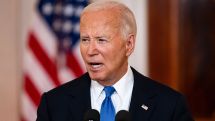Biden says is 'taking on' Putin, containing China