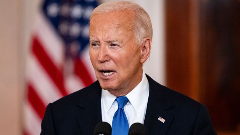 Biden says is 'taking on' Putin, containing China