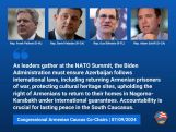 Lawmakers call on Biden to hold Azerbaijan accountable for Artsakh war crimes at NATO summit