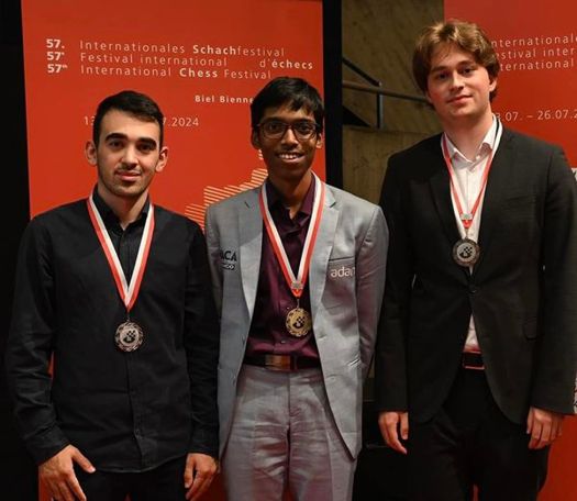 GM Haik Martirosyan wins silver at Biel Chess Festival