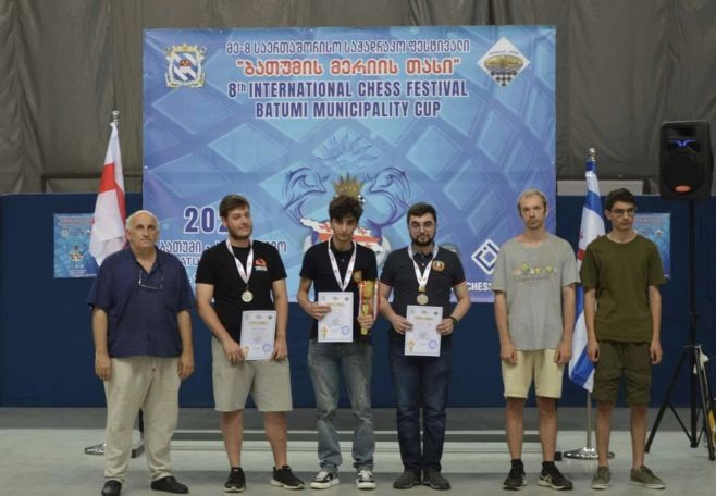 Armenia's Erik Gasparyan wins Batumi Municipality Cup blitz event