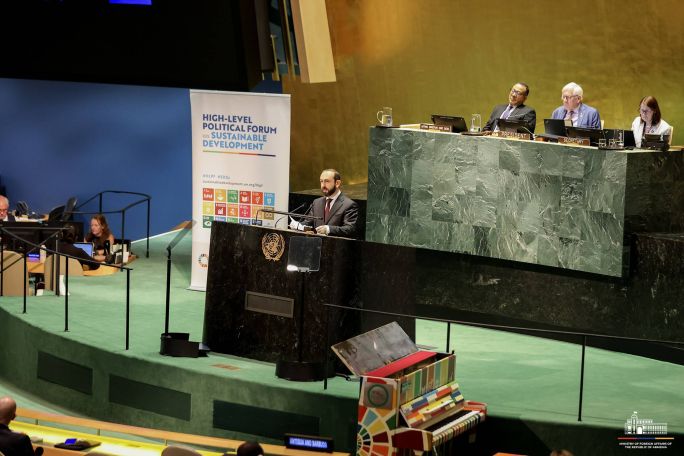 Mirzoyan reiterates Armenia's commitment to implementation of 2030 Agenda