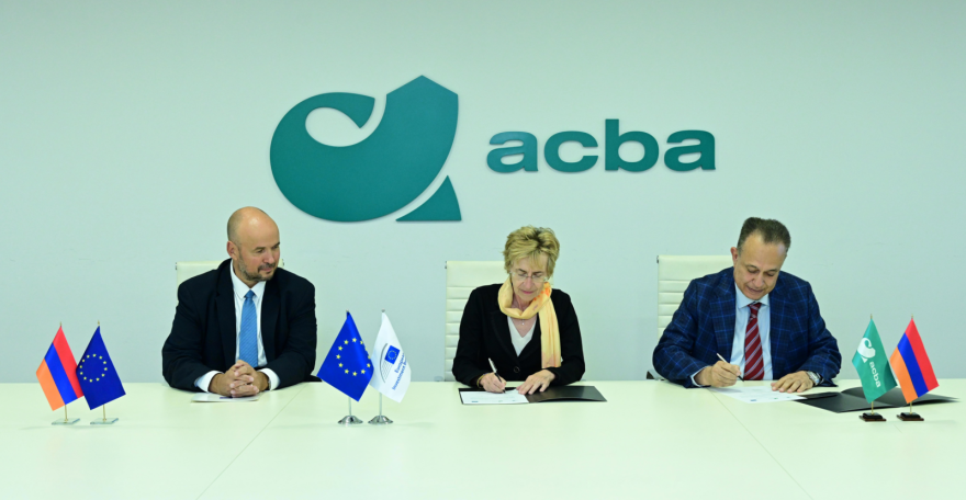 EIB Global signs first direct loan agreement with an Armenian commercial bank
