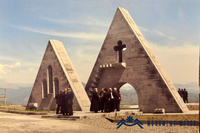 Azerbaijan destroys another monument in Artsakh